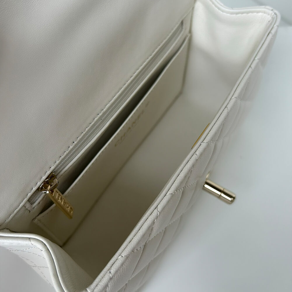 CHANEL Mini Classic Handbag With Top Handle