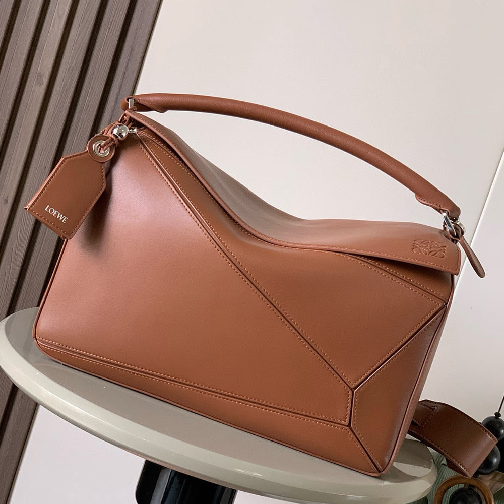 Loewe Large Featherlight Puzzle bag in nappa lambskin(HIGH-END GRADE)