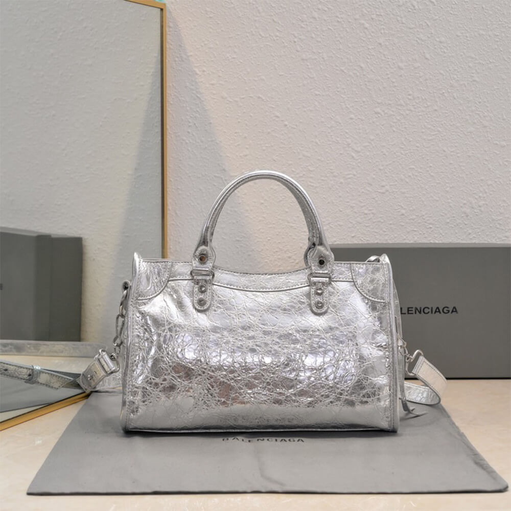 Balenciaga Women s Le City Bag Small(HIGH-END GRADE)