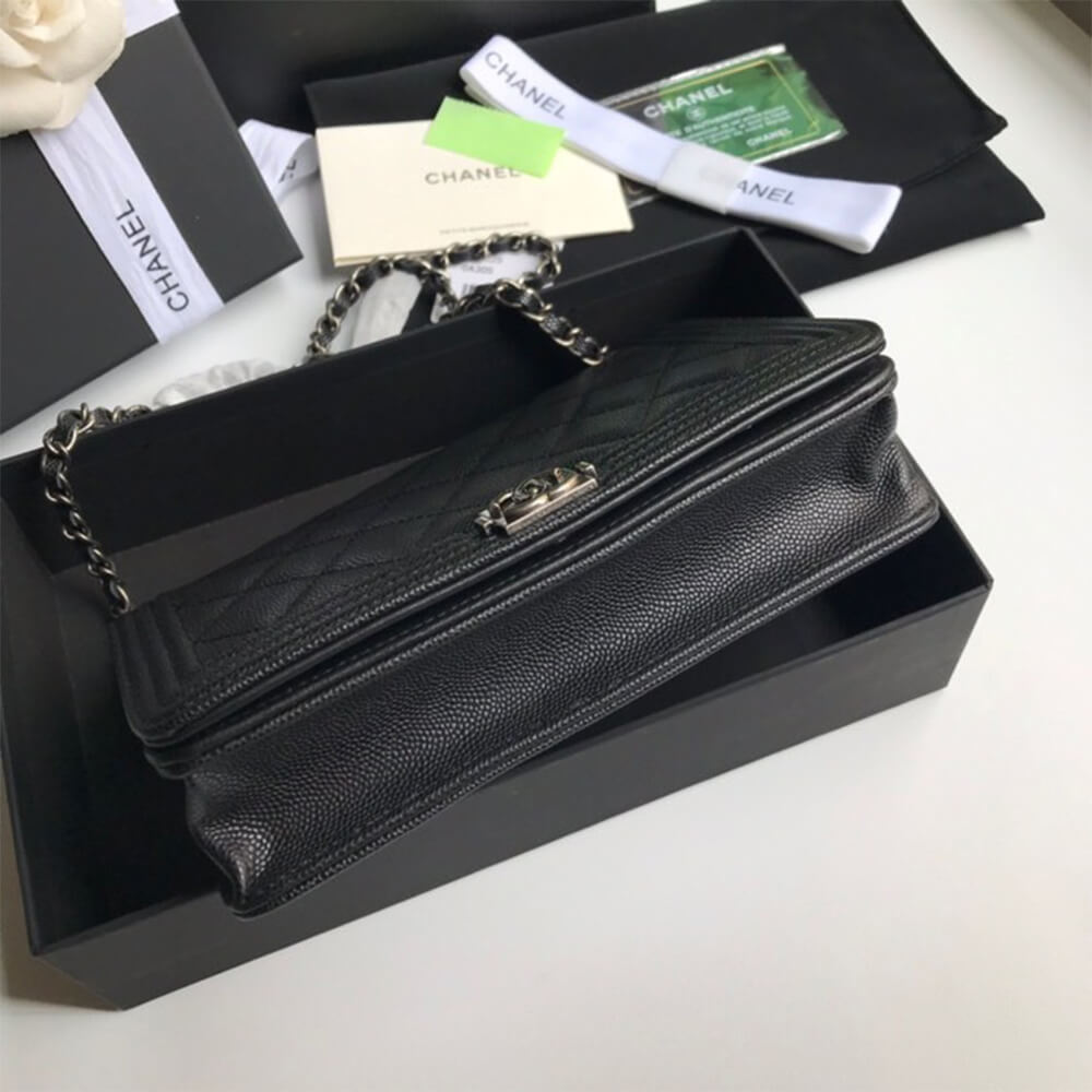 Chanel BOY CHANEL Wallet On Chain(high-end grade)