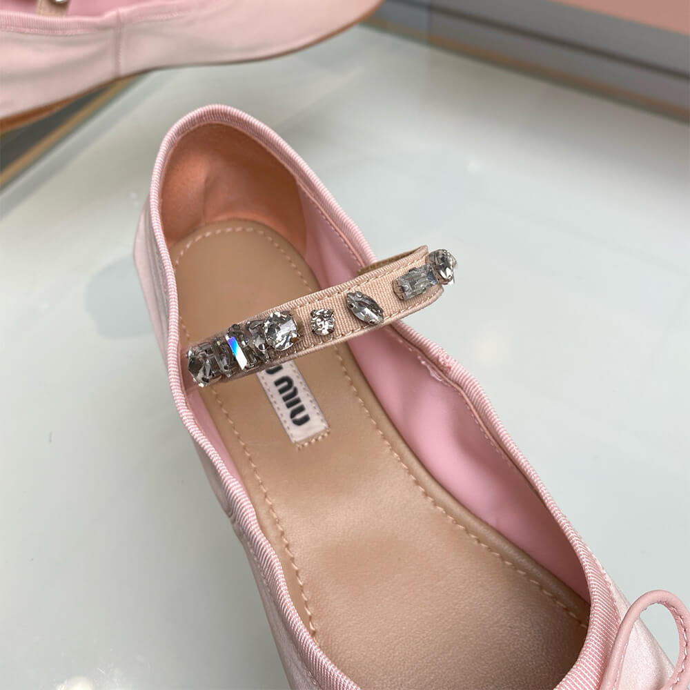 MiuMiu Satin ballerinas