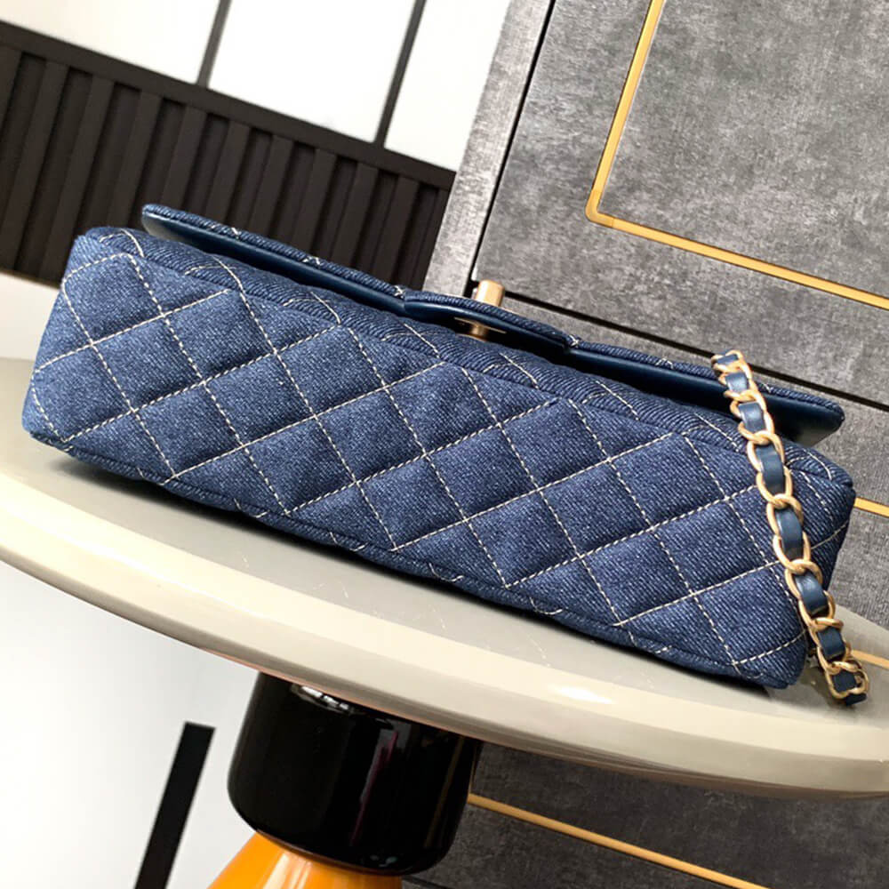 CHANEL Suede Classic Double Flap Handbag(HIGH-END GRADE)