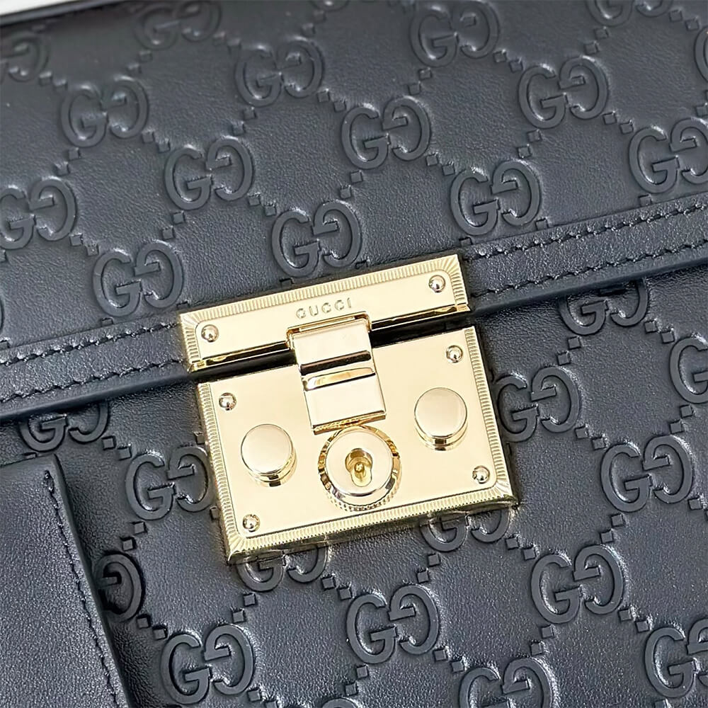 Gucci Padlock medium top handle bag