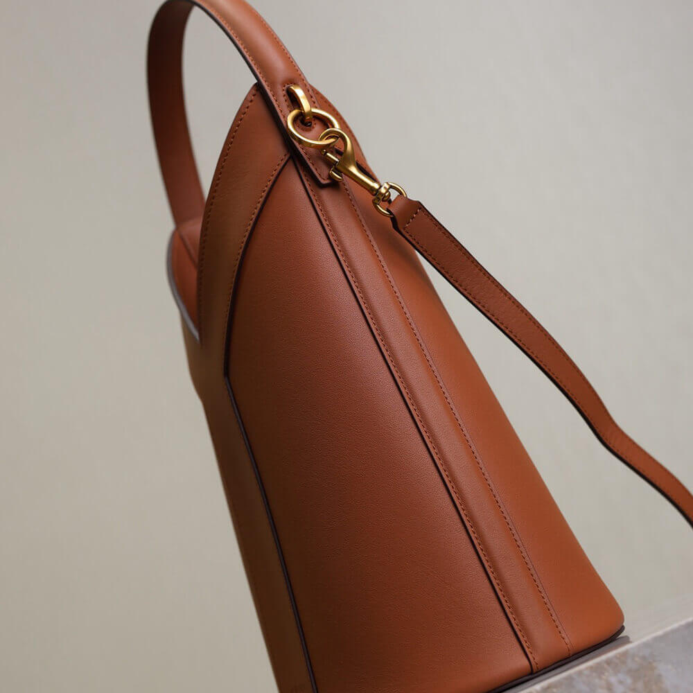 YSL Y top-handle bucket in leather(HIGH-END GRADE)