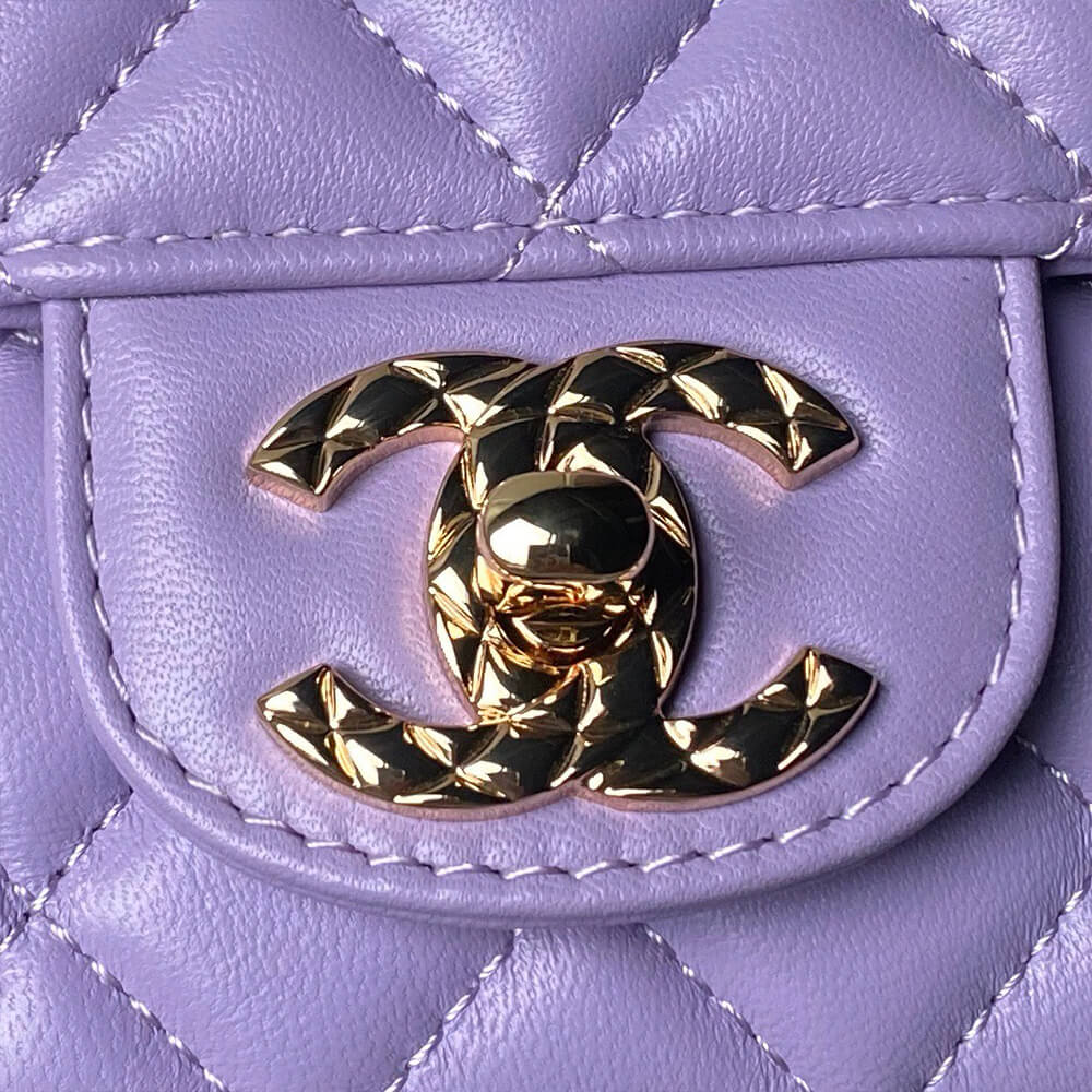 CHANEL Mini Flap Bag with Top Handle