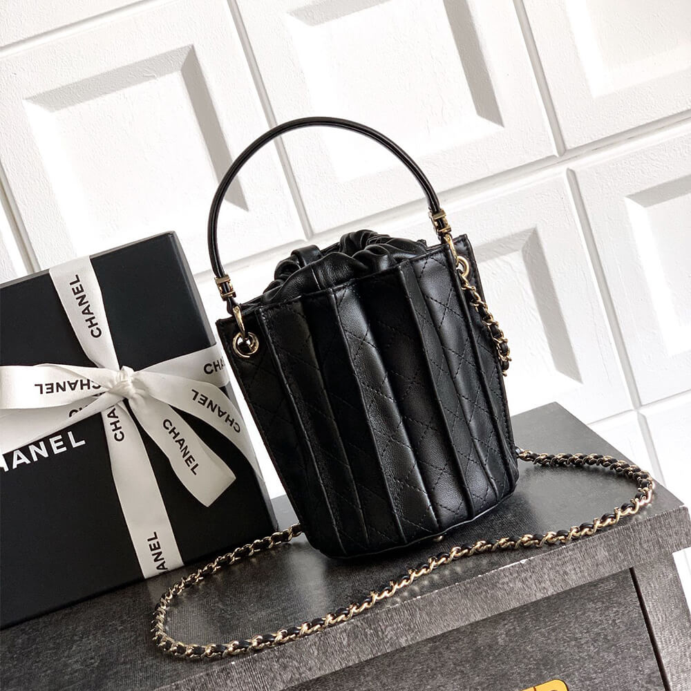 CHANEL Mini Bucket Bag(HIGH-END GRADE)