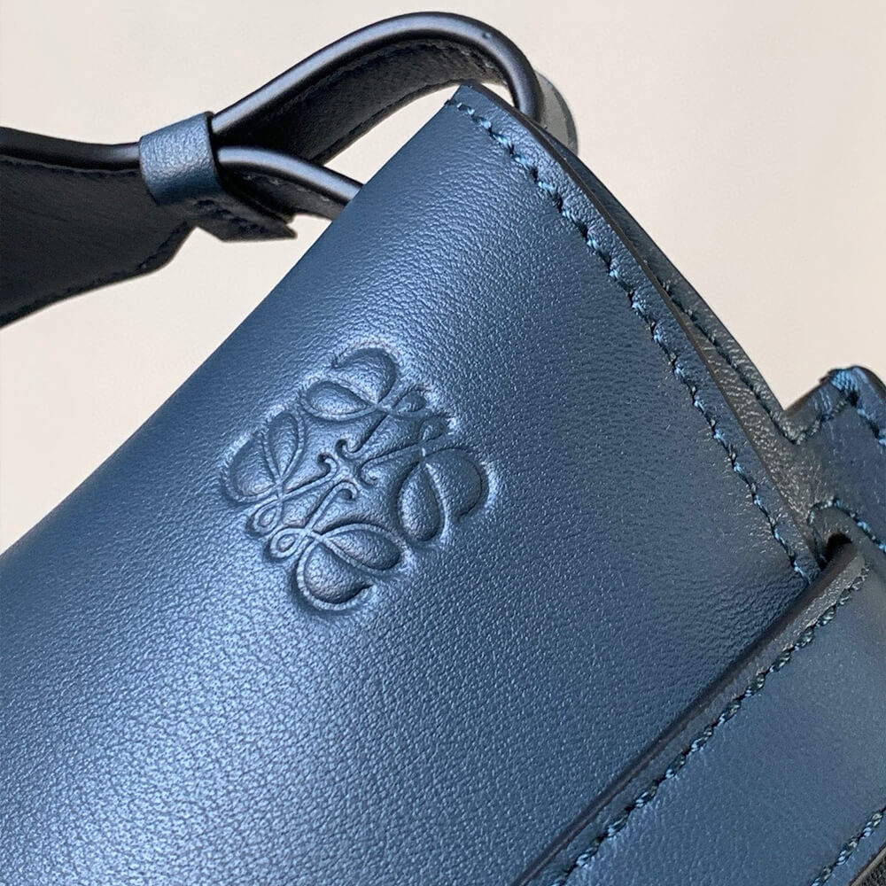 Loewe Small Gate bag in soft calfskin and jacquard